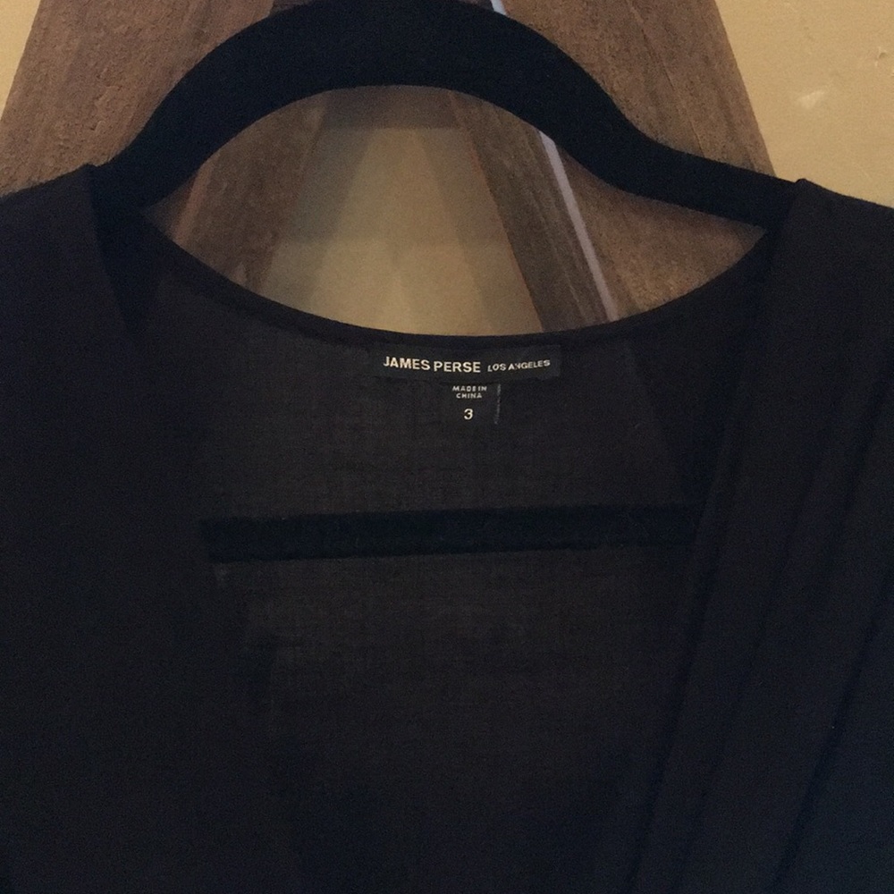 James Perse Deep V Dress - Picture 3 of 5